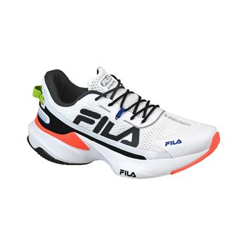 Tenis-de-Corrida-Branco-Preto-e-Coral-Recovery-|-Fila-Tamanho--39---Cor--BRANCO-0